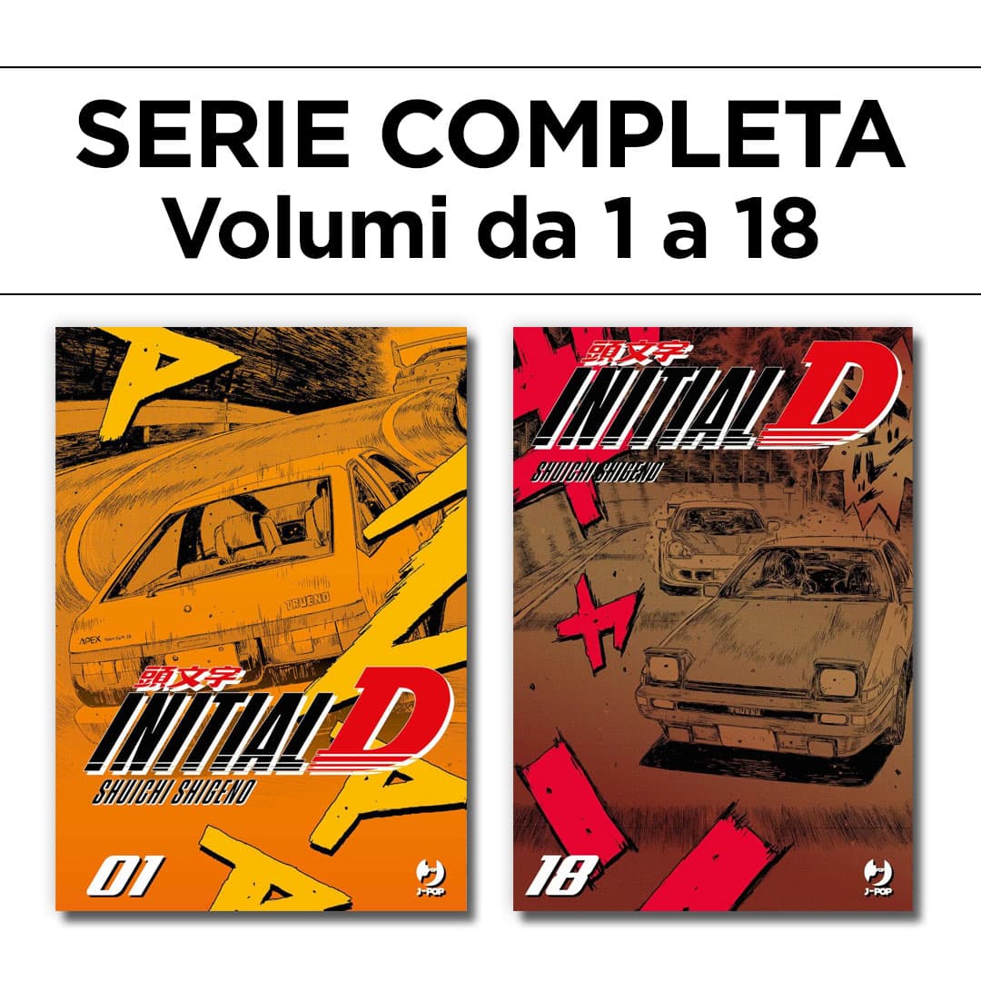 Initial D 1/18 - Serie Completa - Jpop - Italiano