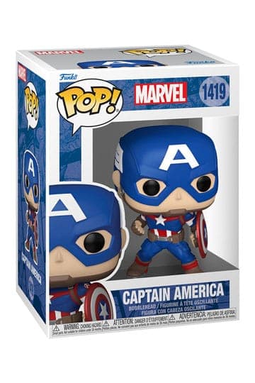 Marvel New Classics Funko POP! Vinyl Figure Captain America 9 cm #1419 - Funko POP!