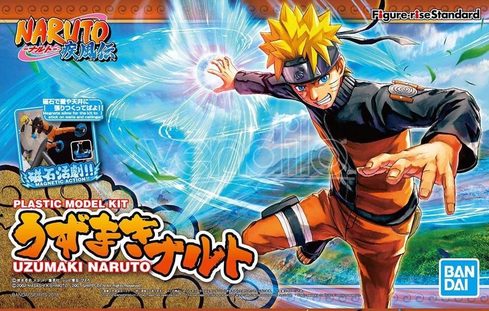 Naruto Shippuden - Figure-rise Standard - Uzumaki Naruto - Model Kit 12 cm