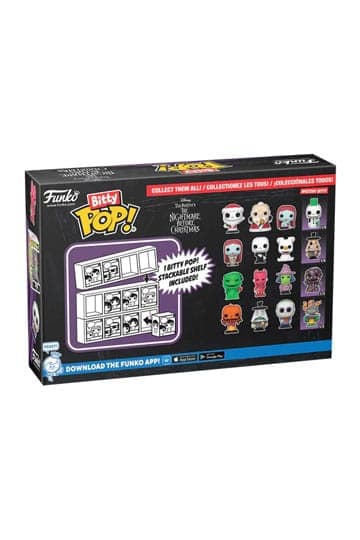 Nightmare Before Christmas Bitty Funko POP! Vinyl Figure 4-Pack Santa Jack 2,5 cm - Funko Bitty POP!