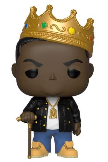 Notorious B.I.G. Funko POP! Rocks Vinyl Figure Notorious B.I.G. with Crown 9 cm #77 - Funko POP!