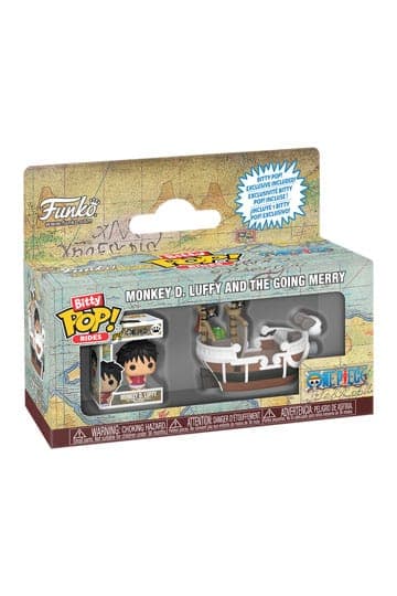 One Piece Bitty Funko POP! Ride Vinyl Figure Going Merry w/Luffy 2,5 cm - Funko Bitty POP!