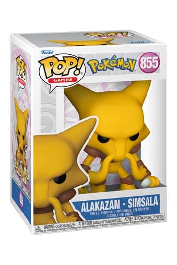 Pokemon Funko POP! Games Vinyl Figure Alakazam (EMEA) 9 cm #855 - Funko POP!