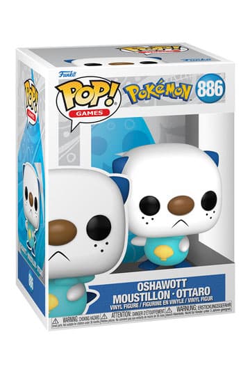 Pokemon Funko POP! Games Vinyl Figure Oshawott (EMEA) 9 cm #886 - Funko POP!