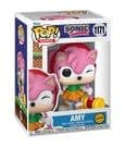 Sonic - The Hedgehog Funko POP! Games Vinyl Figures Amy Rose with Piko Hammer with Chase 9 cm #1171 - Funko POP!