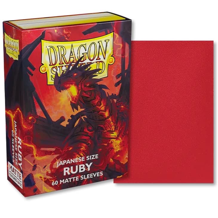 Bustine Protettive Japanese Size - Matte - “Ruby Geledar” - Confezione da 60