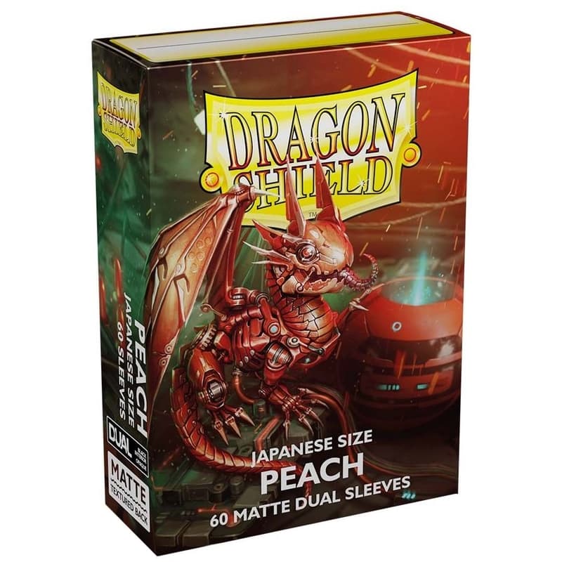 Bustine Protettive Japanese Size - Matte Dual - “Peach Piip” - Confezione da 60