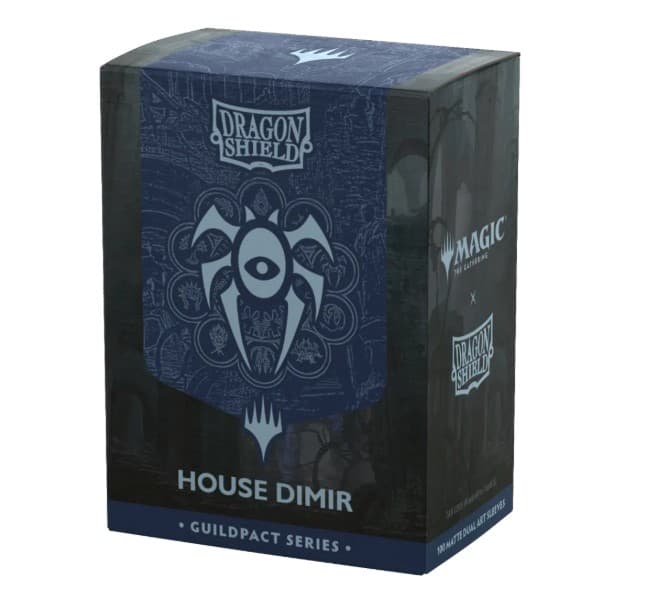 Bustine Protettive Standard - Matte Dual - “House Dimir - Guildpack Series” - Confezione da 100