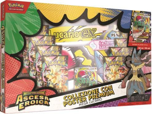 Pokémon Megaevoluzione - Collezione Poster Premium Mega Lucario Mega Gardevoir - Italiano
