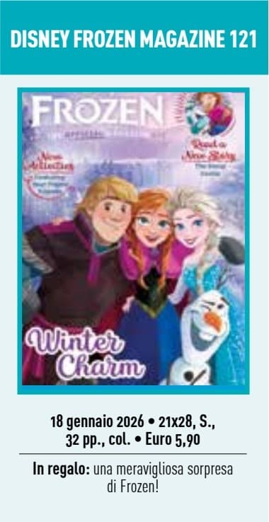 Disney Frozen - La Rivista Ufficiale 121 - Panini Comics - Italiano