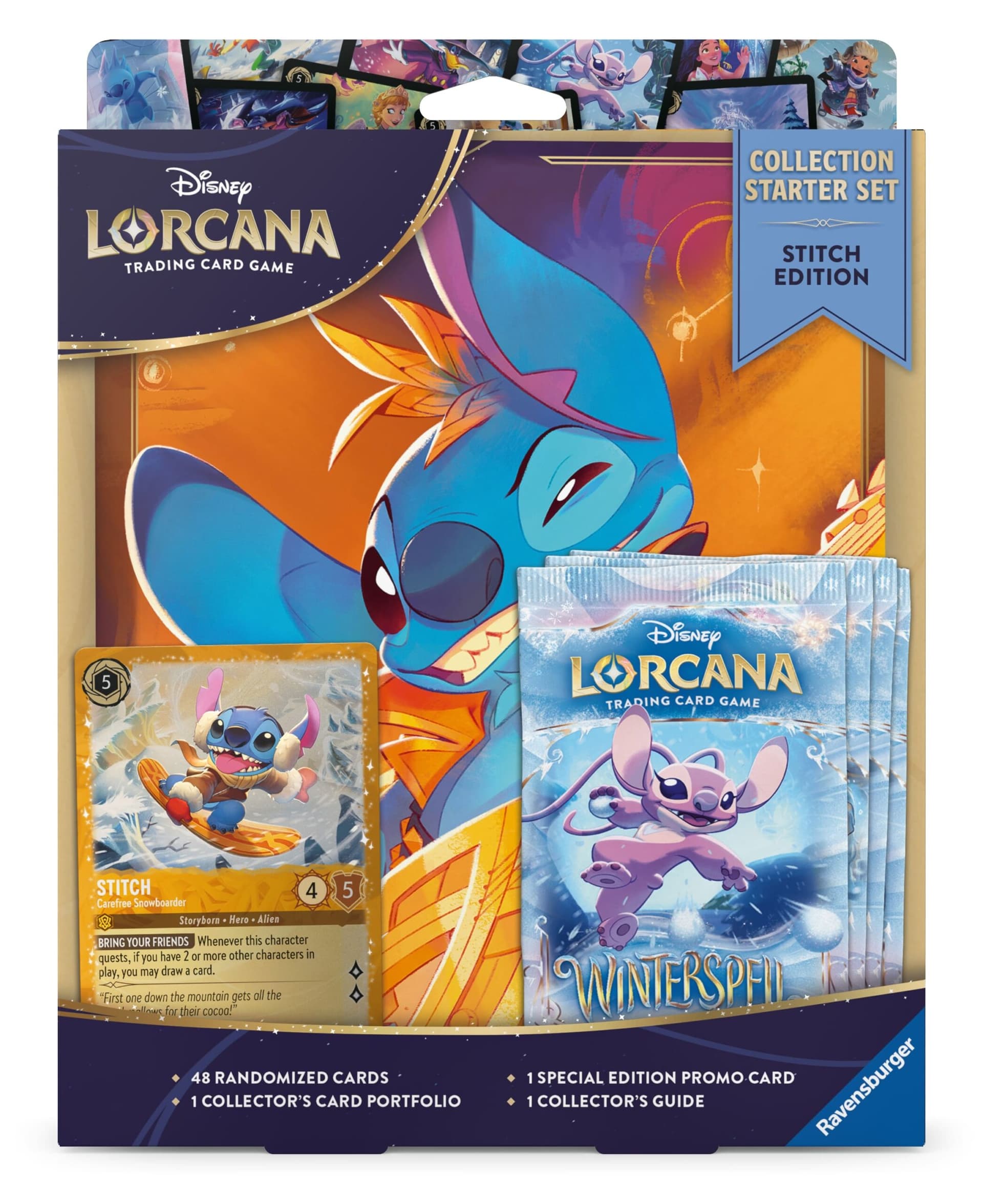 Disney Lorcana - Winterspell - Incanto d’Inverno - Set Introduttivo da Collezione (4 Buste) - Inglese