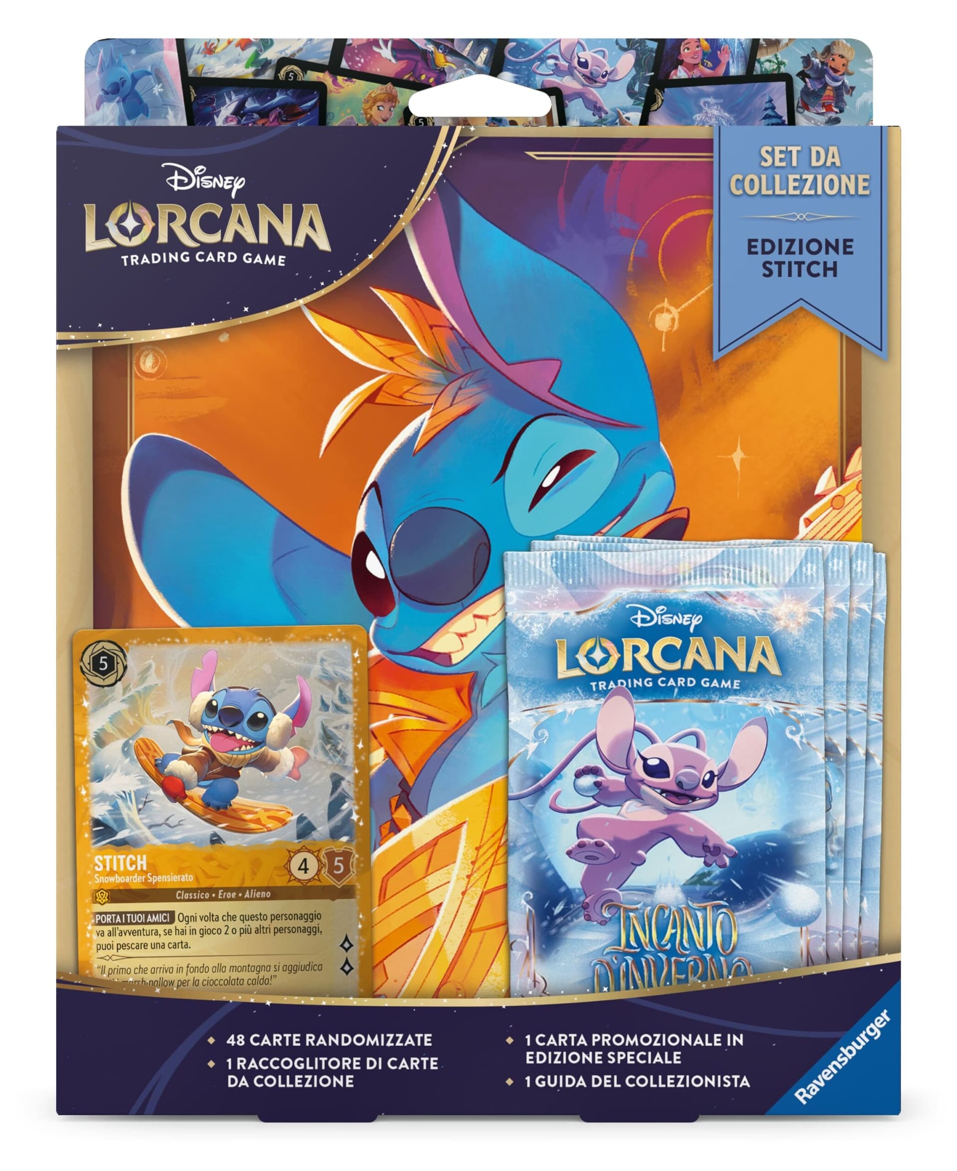 Disney Lorcana - Winterspell - Incanto d’Inverno - Set Introduttivo da Collezione (4 Buste) - Italiano