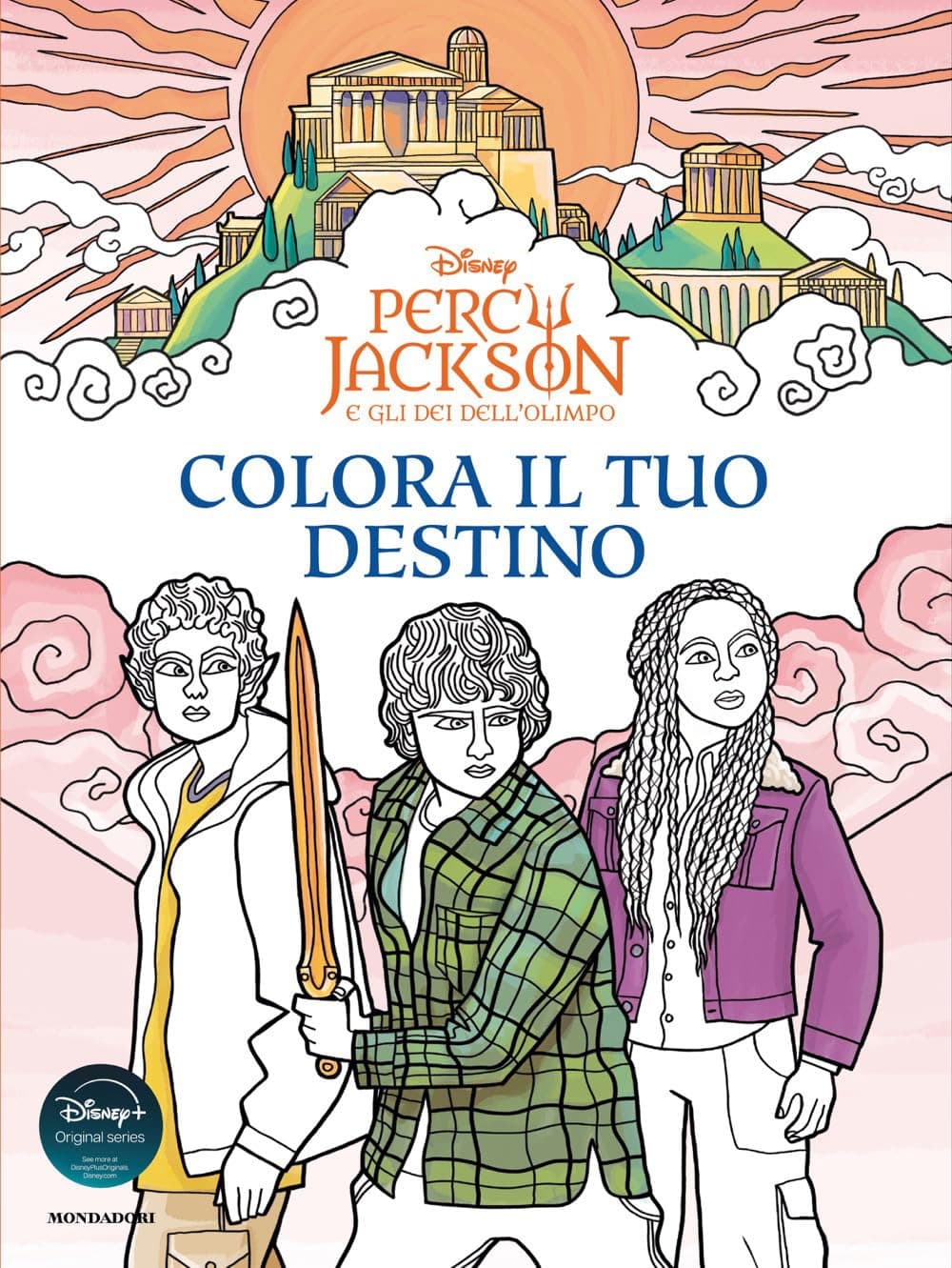 Disney Percy Jackson e gli Dei dell'Olimpo - Colora il Tuo Destino - Mondadori - Italiano