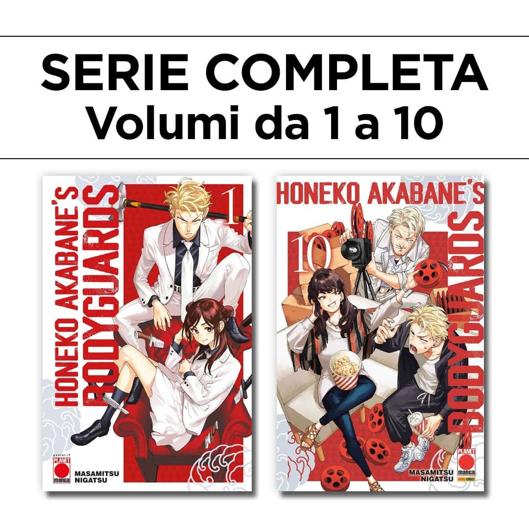 Honeko Akabane's Bodyguards 1/10 - Serie Completa - Panini Comics - Italiano