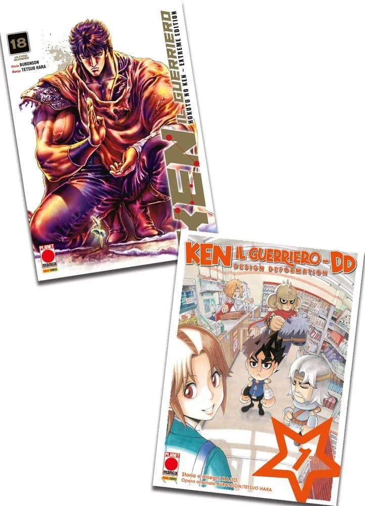 Ken il Guerriero DD - Design Deformation Pack (1 + Ken il Guerriero - Hokuto no Ken - Extreme Edition 18) - Panini Comics - Italiano