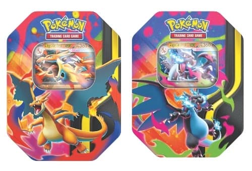 Pokémon - Mega Charizard X Mega Charizard Y - Tin Bundle da Collezione - Italiano