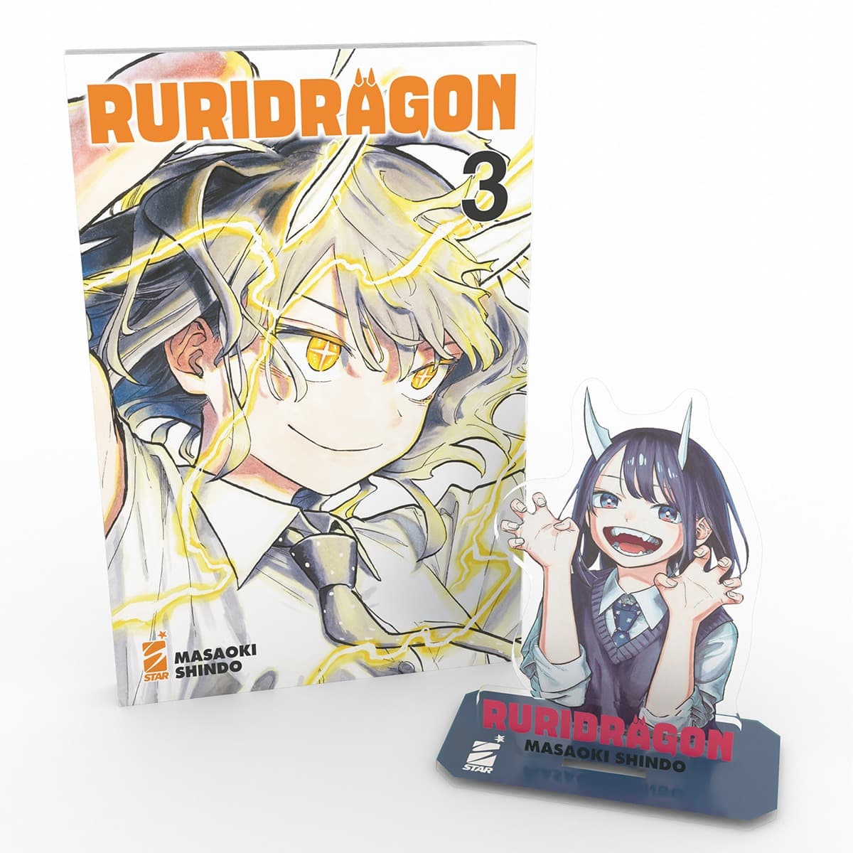 Ruridragon 3 - Limited Edition con Standee in Acrilico - Dragon Limited 332 - Edizioni Star Comics - Italiano