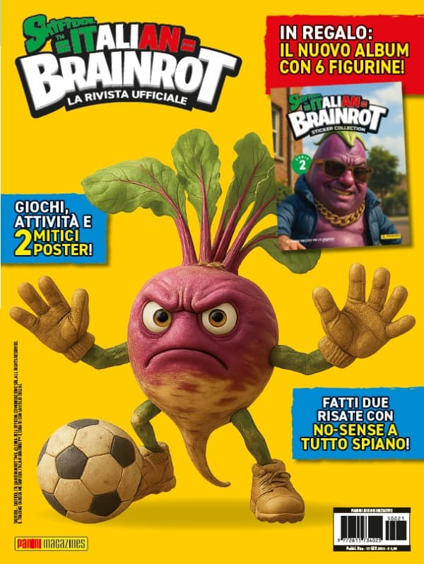 Skifidol Italian Brainrot - La Rivista Ufficiale 6 - Panini Junior 21 - Panini Comics - Italiano