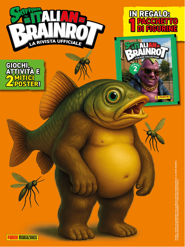 Skifidol Italian Brainrot - La Rivista Ufficiale 7 - Panini Junior 22 - Panini Comics - Italiano