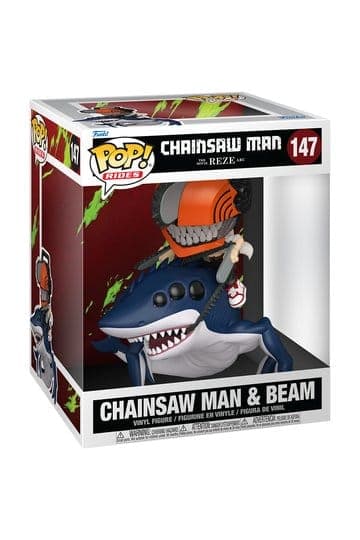Chainsaw Man Funko POP! Rides Deluxe Vinyl Figure CSM & Beam 15 cm #147 - Funko POP!