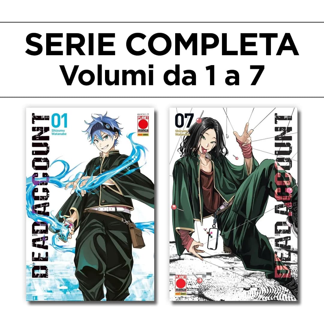 Dead Account 1/7 - Serie Completa - Panini Comics - Italiano