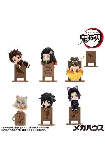 Demon Slayer Kimetsu no Yaiba Ochatomo Series Trading Figure 4 cm Assortment 6 Pz