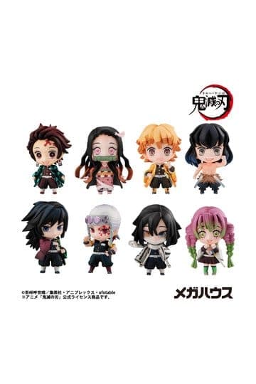 Demon Slayer Kimetsu no Yaiba Trading Figure Tanjiro & Friends 5 cm Assortment 8 Pz
