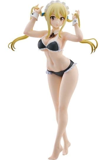 Fairy Tail 100 Years Quest Beach Queens Pop Up Parade PVC Statue Lucy Heartfilia: Virgo Form Swimsuit Ver. L Size 23 cm