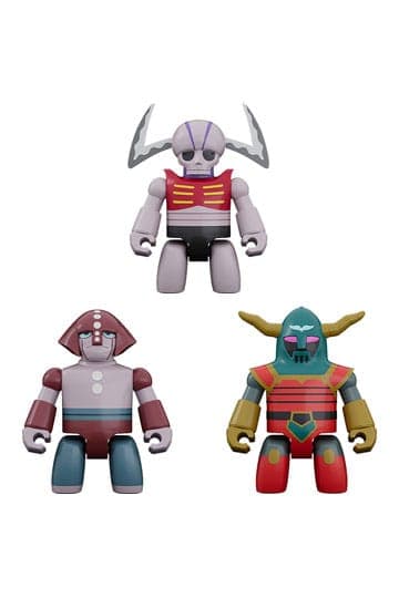 Mazinger Z Brickroid Action Figure Mechanical Beasts Set 1 5 cm
