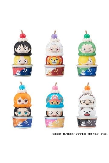 One Piece Tsumichen Stack up & Change Trading Figure 8 cm Assortment 6 Pz