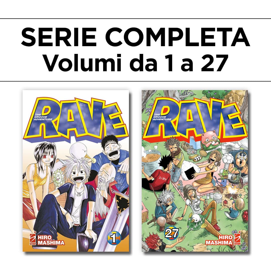 Rave - The Groove Adventure - New Edition 1/27 - Serie Completa - Edizioni Star Comics - Italiano