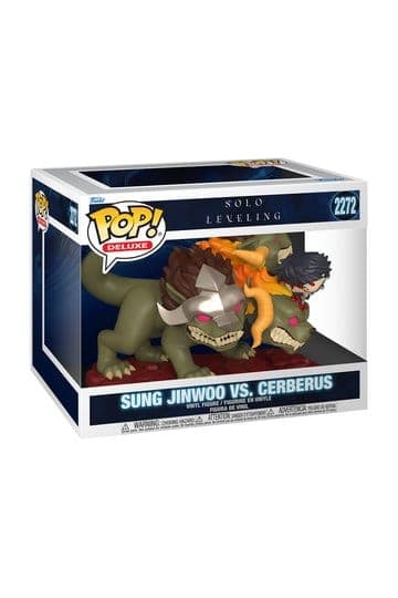 Solo Leveling Funko POP! Deluxe Vinyl Figure Jinwoo Vs Cerberus 9 cm #2272 - Funko POP!