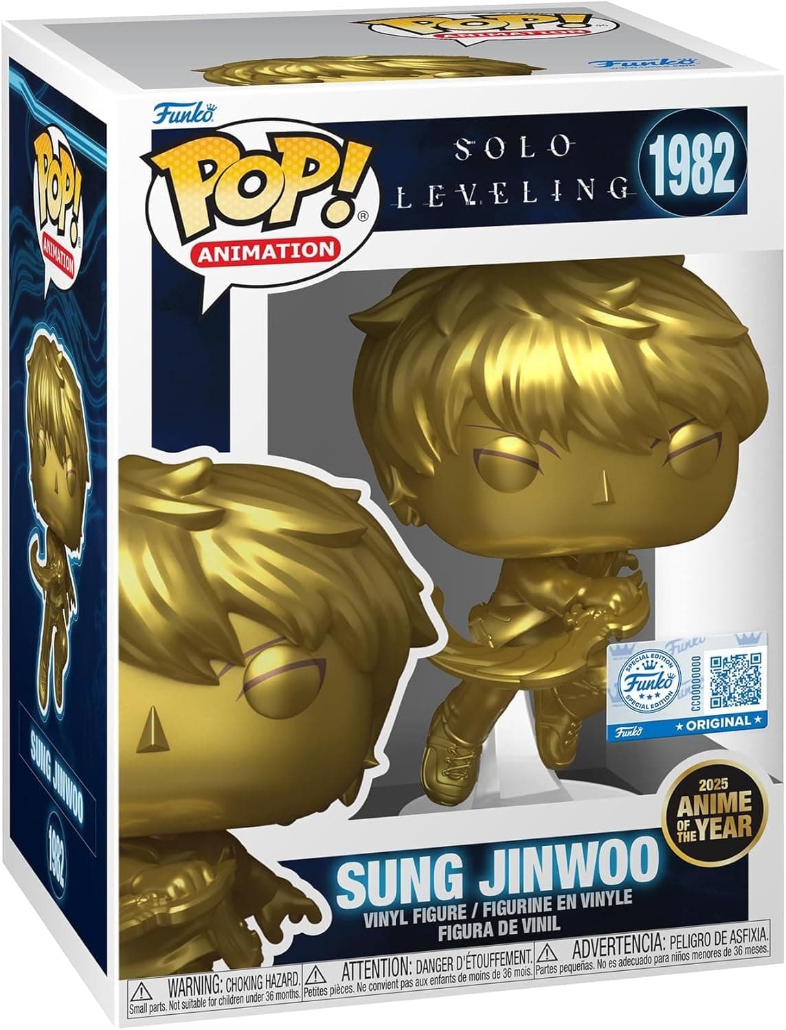 Solo Leveling POP! Animation Vinyl Figure - Sung Jinwoo 9cm #1982 - Funko POP!