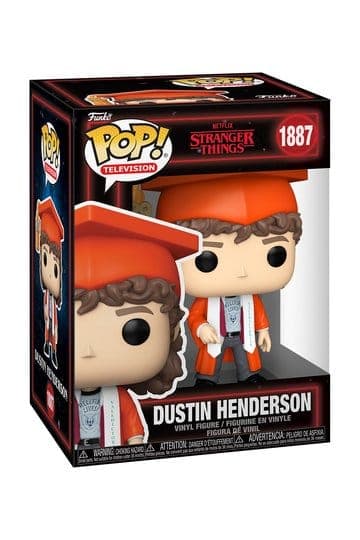 Stranger Things Funko POP! TV Vinyl Figures Dustin Henderson 9 cm #1887 - Funko POP!