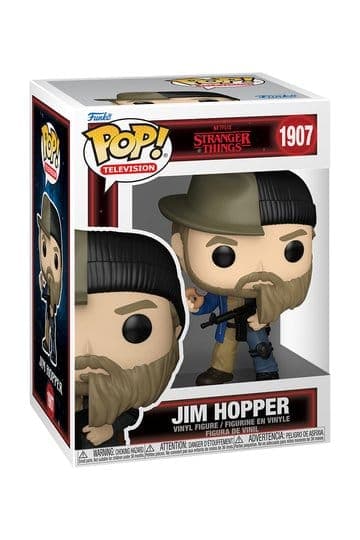 Stranger Things Funko POP! TV Vinyl Figures Jim Hopper SPLT 9 cm #1907 - Funko POP!