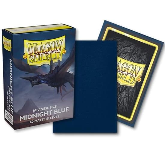 Bustine Protettive Japanese Size - Matte Dual Sleeves - Midnight Blue - Confezione Da 60