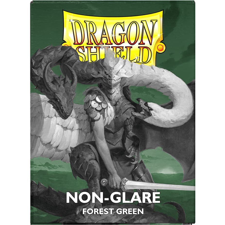 Bustine Protettive Standard Size - Matte Non-Glare Sleeves - Forest Green - Confezione Da 100