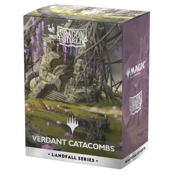 Bustine Protettive Standard Size - Matte Dual Art Sleeves - Landfall Series "Verdant Catacombs" - Confezione Da 100