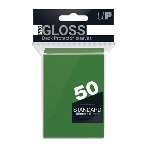 Bustine Protettive Standard Size - Pro Gloss Green - Confezione Da 50