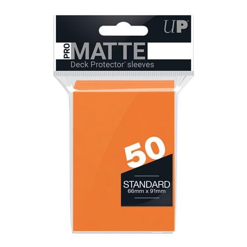 Bustine Protettive Standard Size - Pro Matte Orange - Confezione Da 50