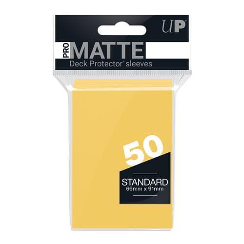 Bustine Protettive Standard Size - Pro Matte Yellow - Confezione Da 50