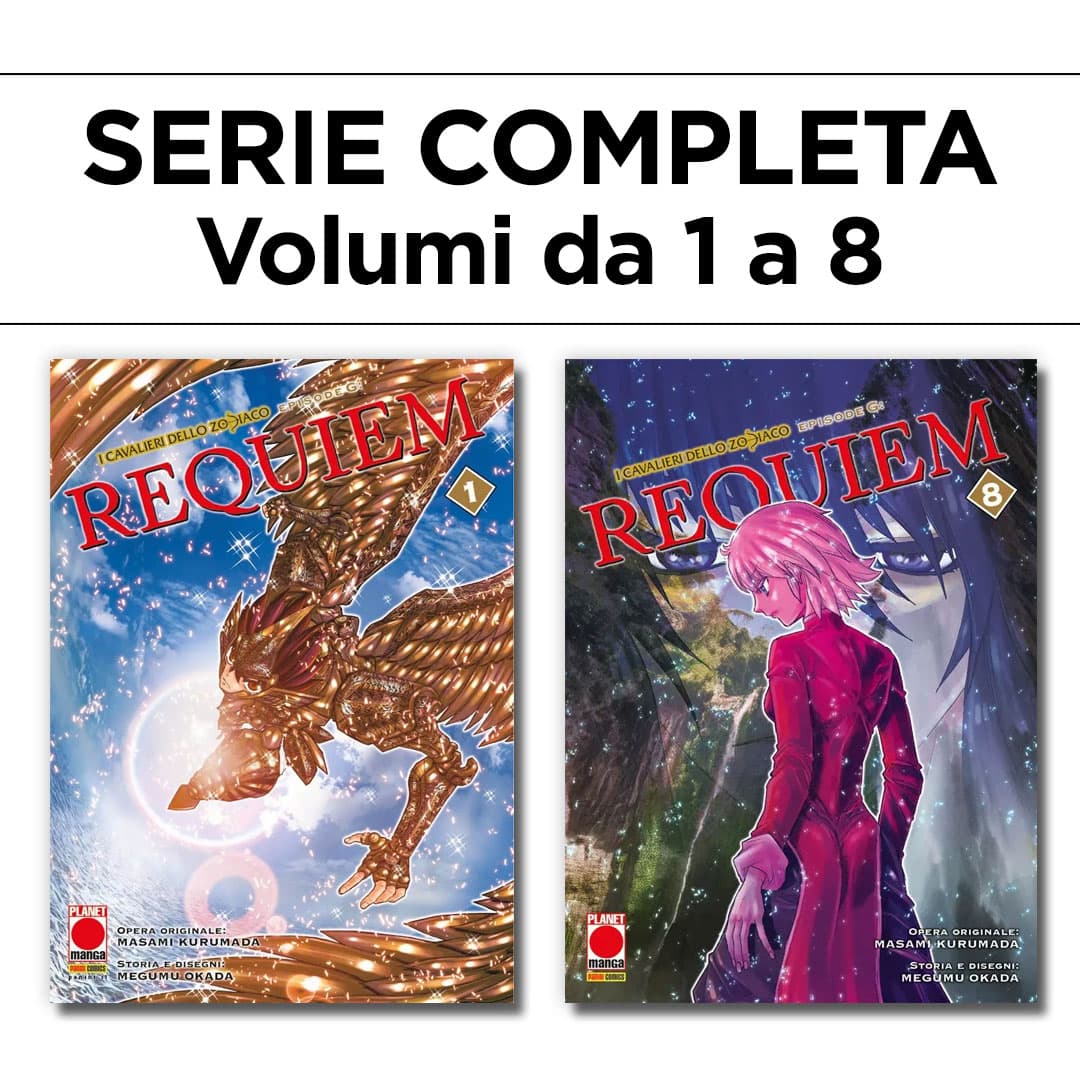 I Cavalieri dello Zodiaco - Episode G - Requiem 1/8 - Serie Completa - Panini Comics - Italiano