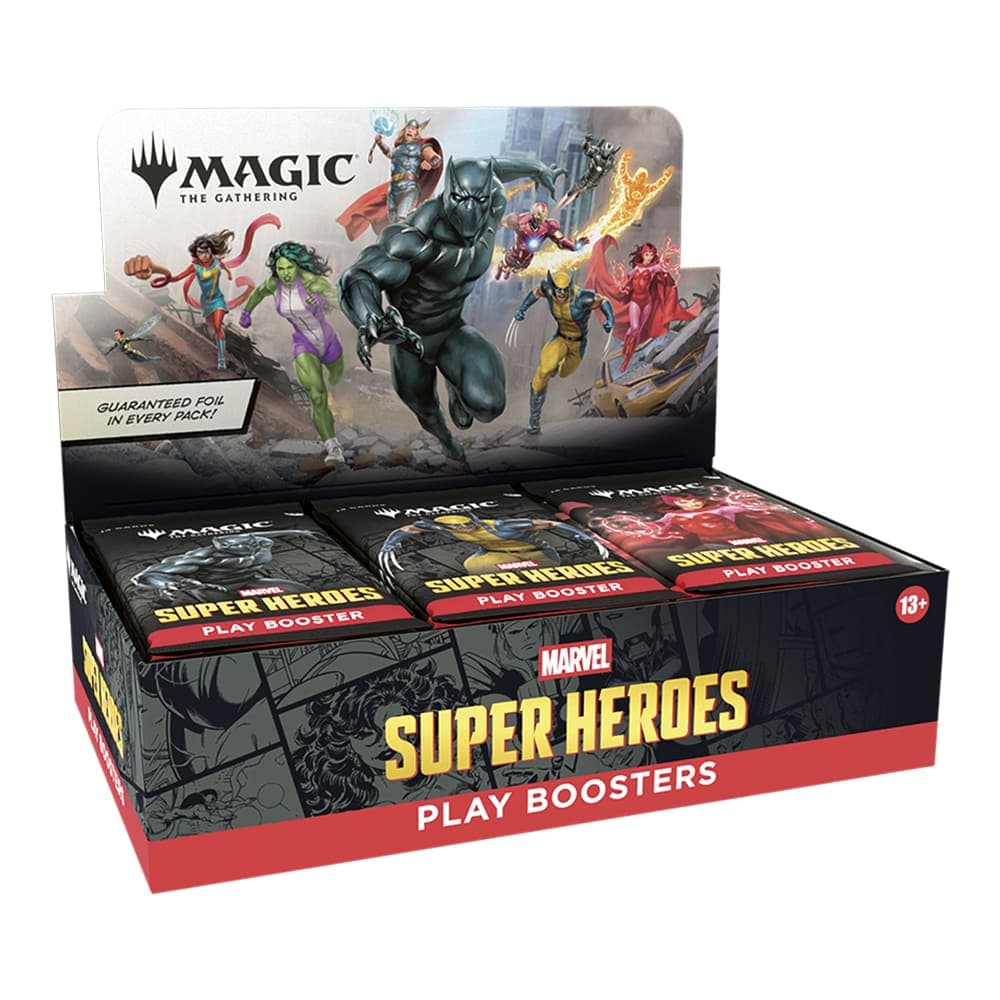Magic: The Gathering - Universes Beyond: Marvel Super Heroes - Play Booster Box 30 Buste - Inglese - Inglese