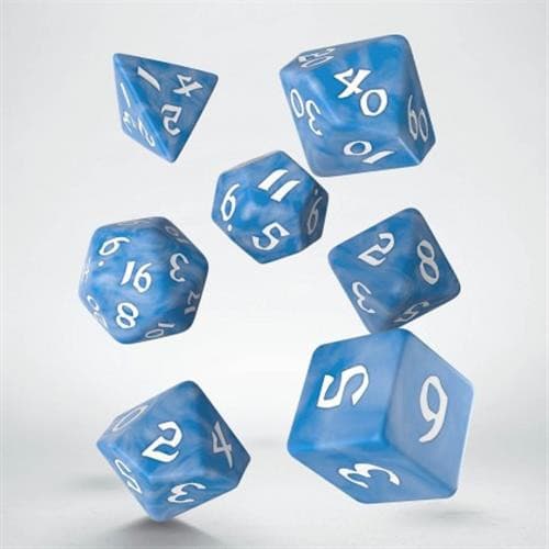 Set 7 Dadi - Classic Runic Glacier White