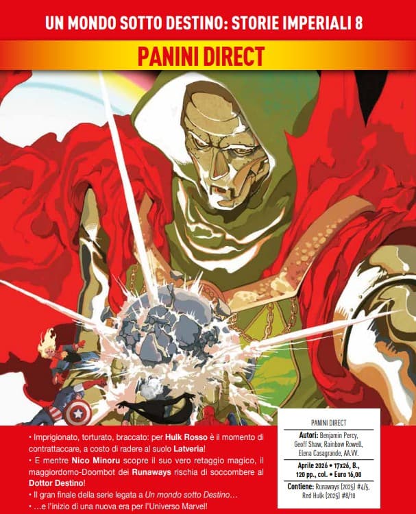 Un Mondo Sotto Destino - Storie Imperiali 8 - Panini Comics - Italiano