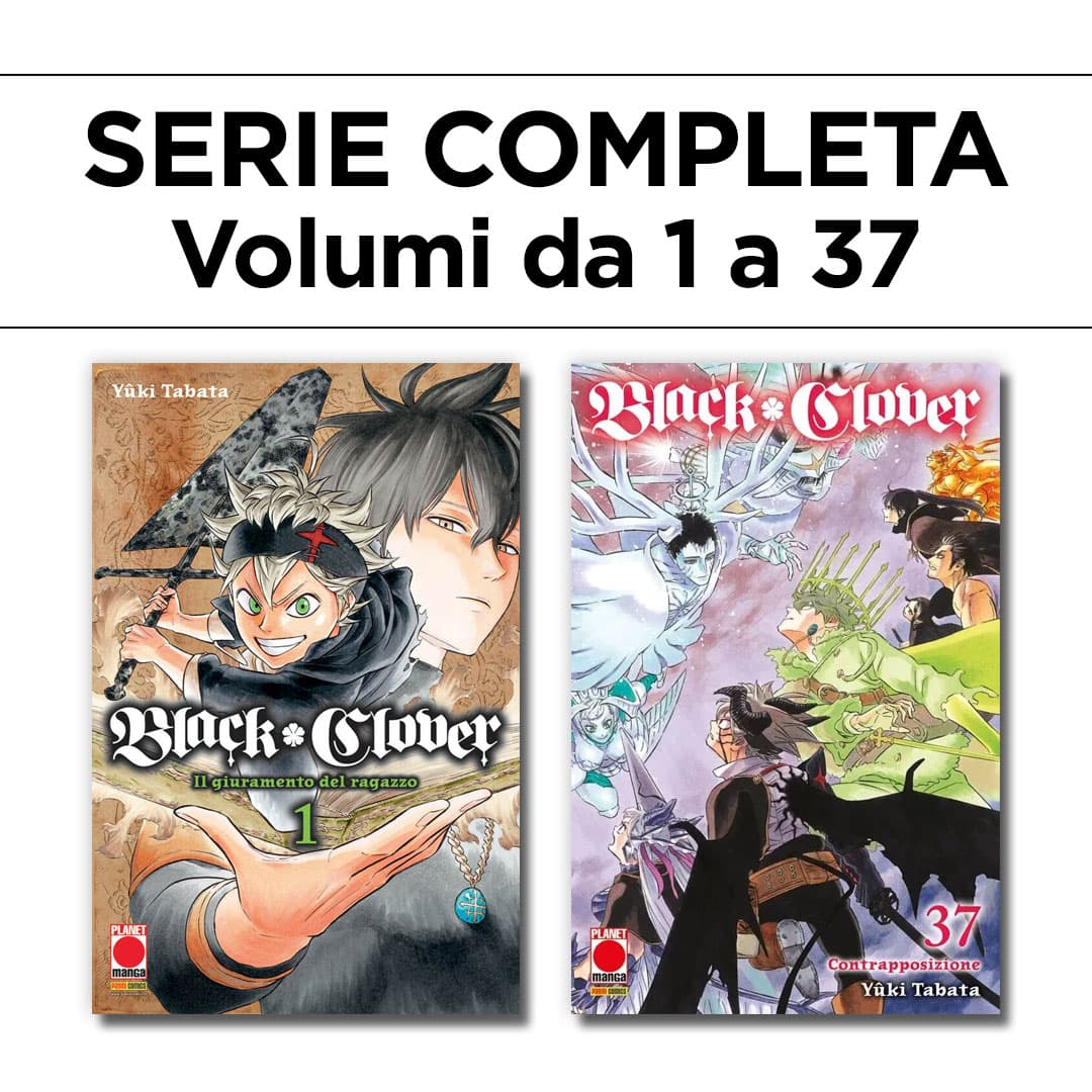 Black Clover 1/37 - Ristampa - Serie Completa - Panini Comics - Italiano