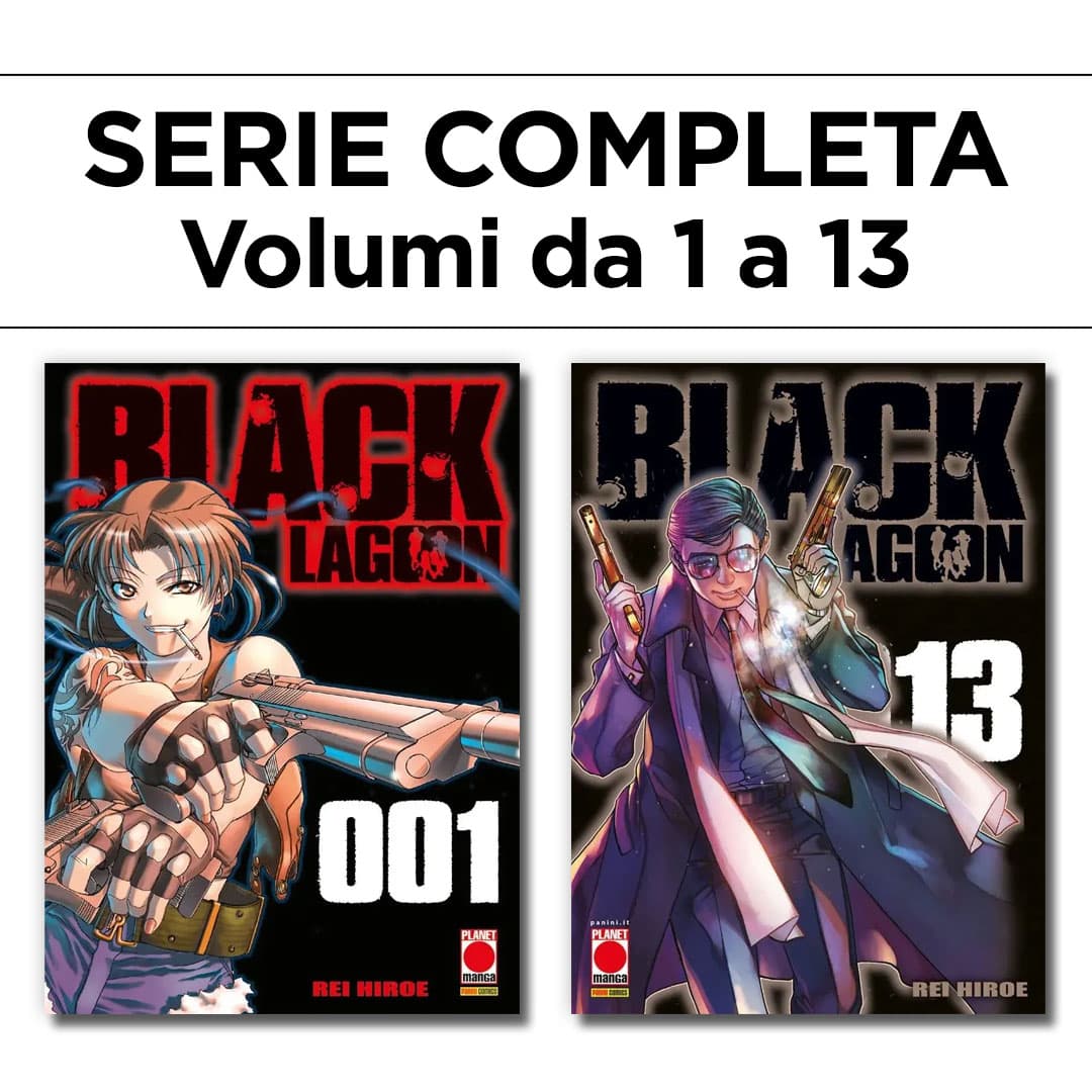 Black Lagoon 1/13 - Ristampa - Serie Completa - Panini Comics - Italiano