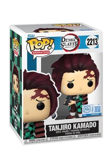 Demon Slayer: Kimetsu no Yaiba Funko POP! Animation Vinyl Figures Tanjiro w/Crow 9 cm #2213 - Funko POP!