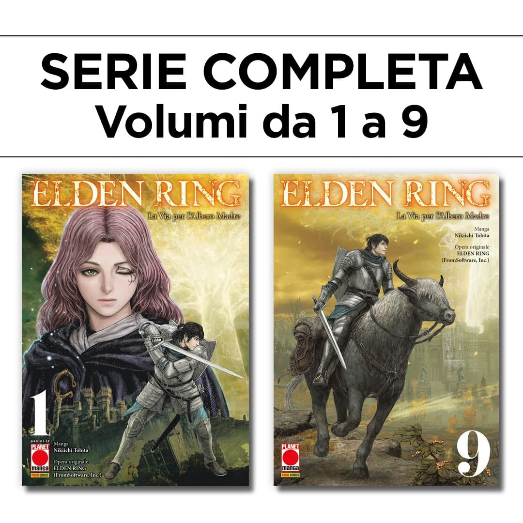Elden Ring - La Via per l'Albero Madre 1/9 - Serie Completa - Panini Comics - Italiano