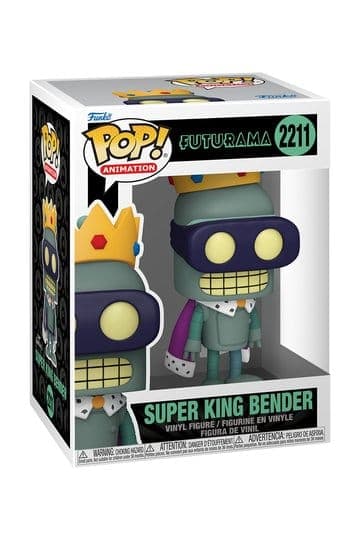 Futurama Funko POP! Animation Vinyl Figure Super King Bender 9 cm #2211 - Funko POP!